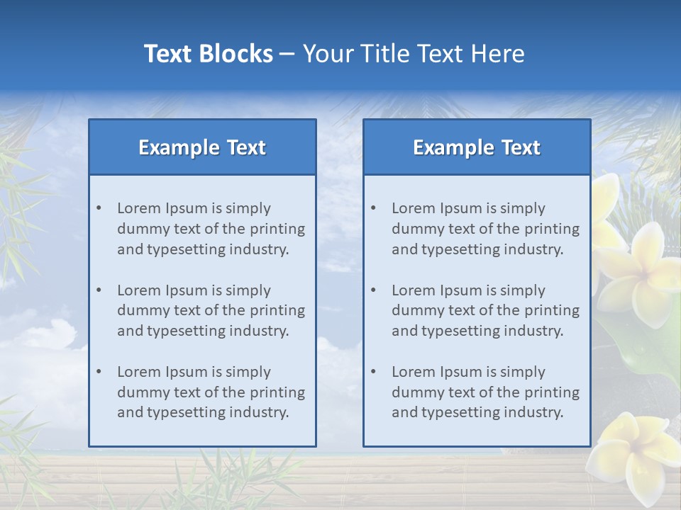 Harmony Exotic Relax PowerPoint Template