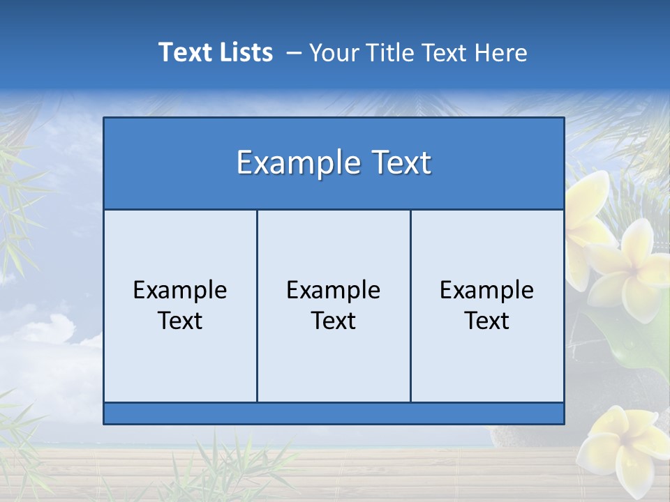Harmony Exotic Relax PowerPoint Template