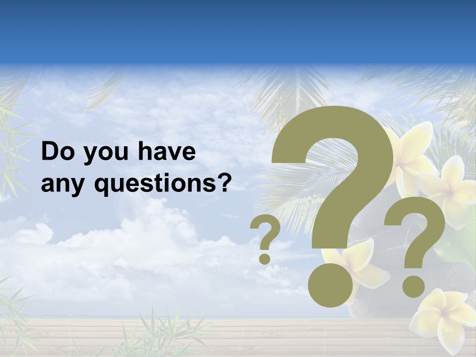 Harmony Exotic Relax PowerPoint Template