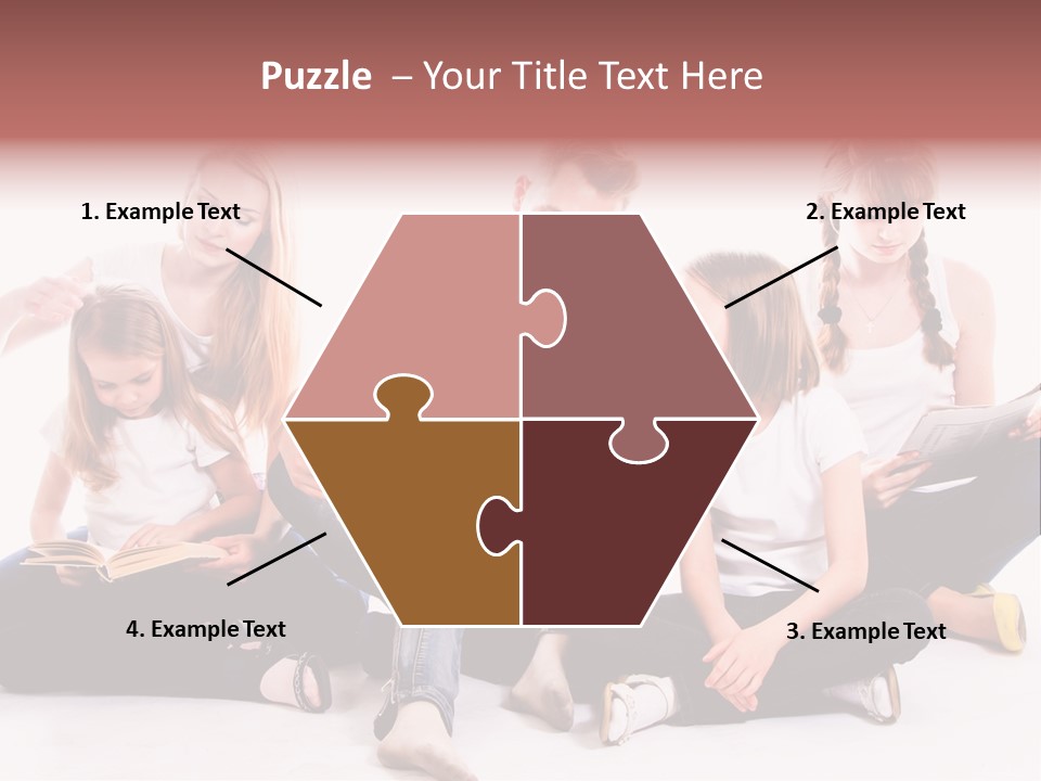 Woman Smiling  PowerPoint Template