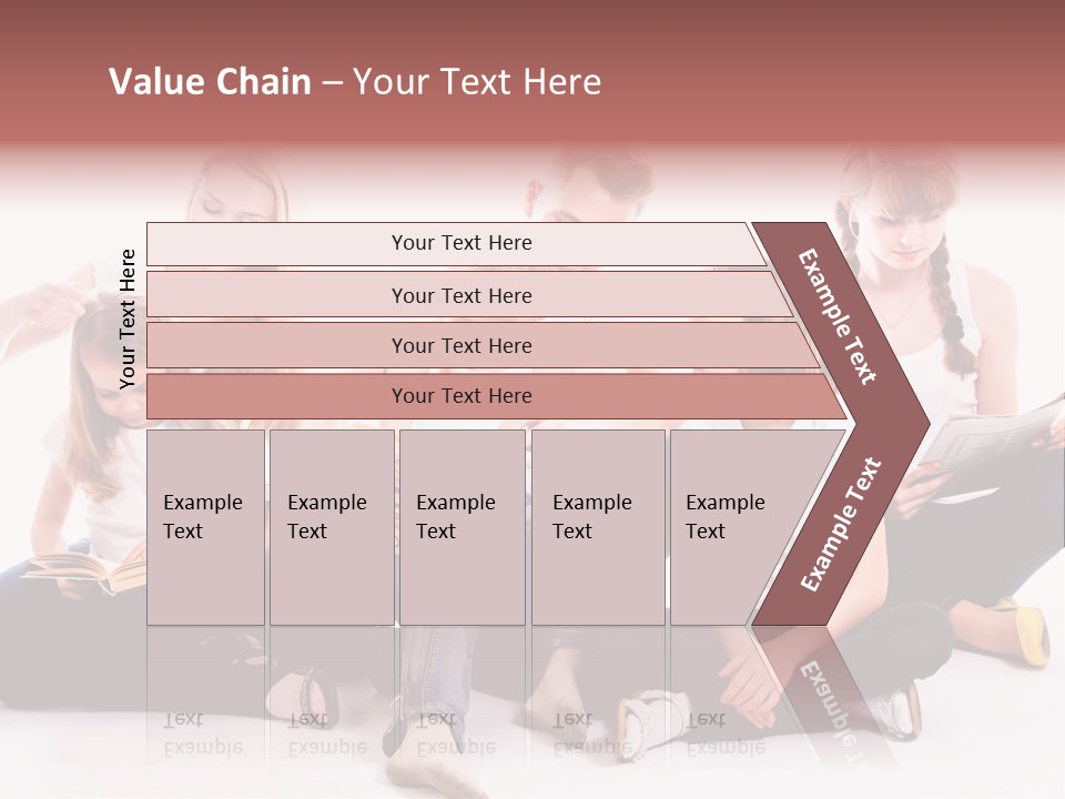 Woman Smiling  PowerPoint Template