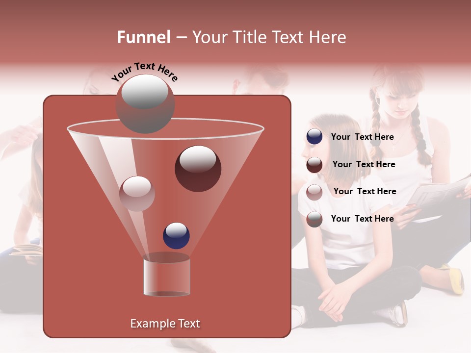 Woman Smiling  PowerPoint Template