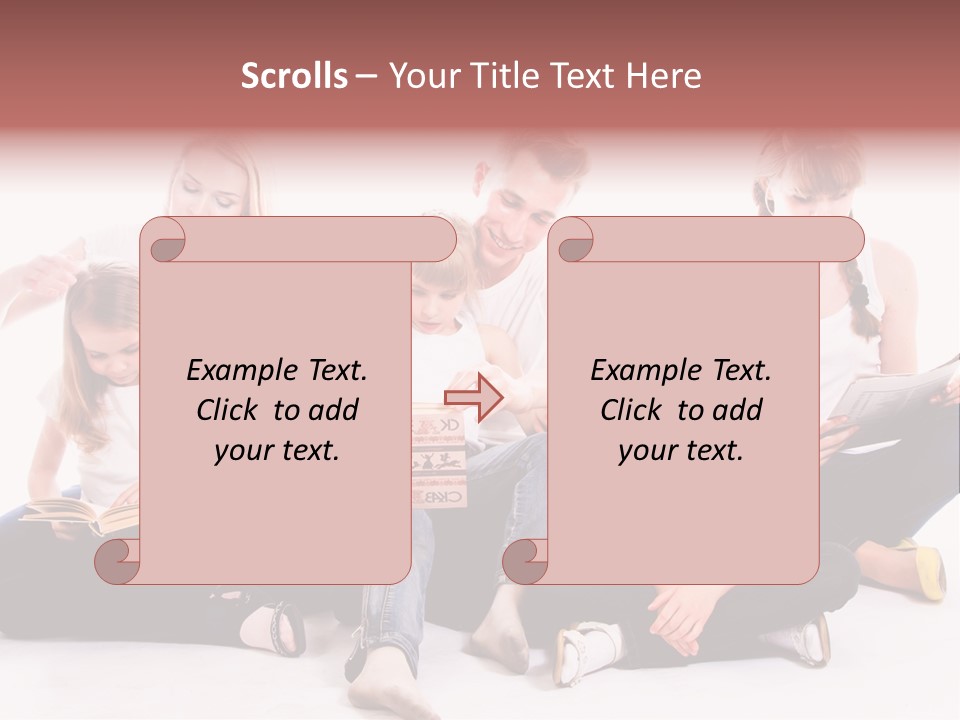 Woman Smiling  PowerPoint Template