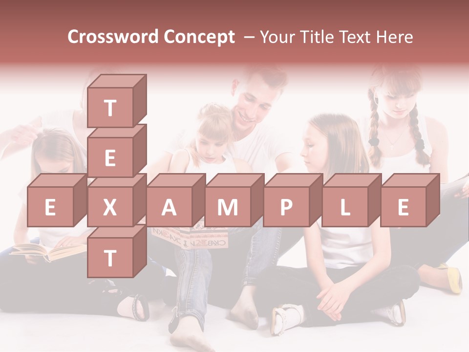 Woman Smiling  PowerPoint Template