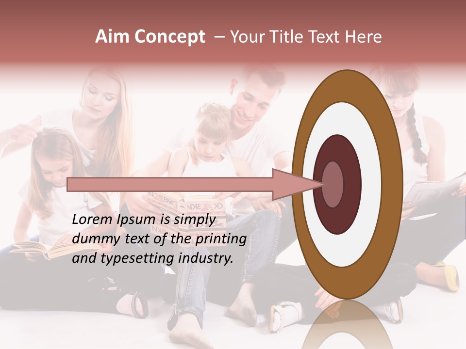 Woman Smiling  PowerPoint Template