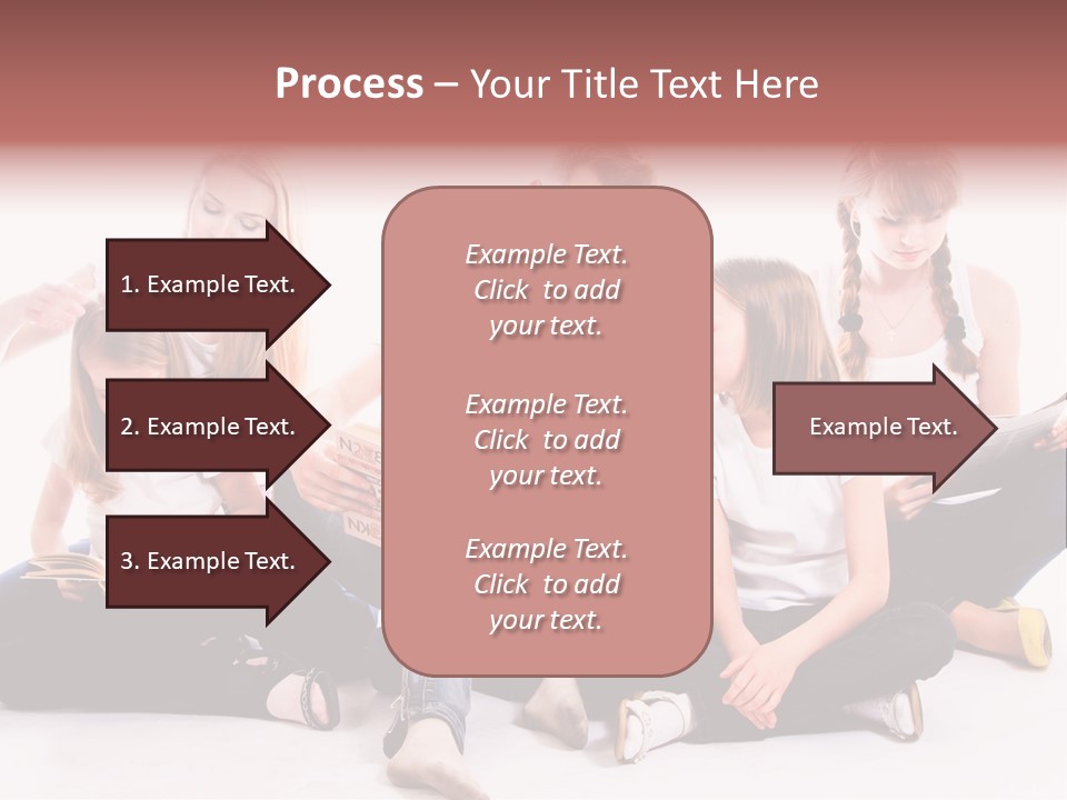 Woman Smiling  PowerPoint Template