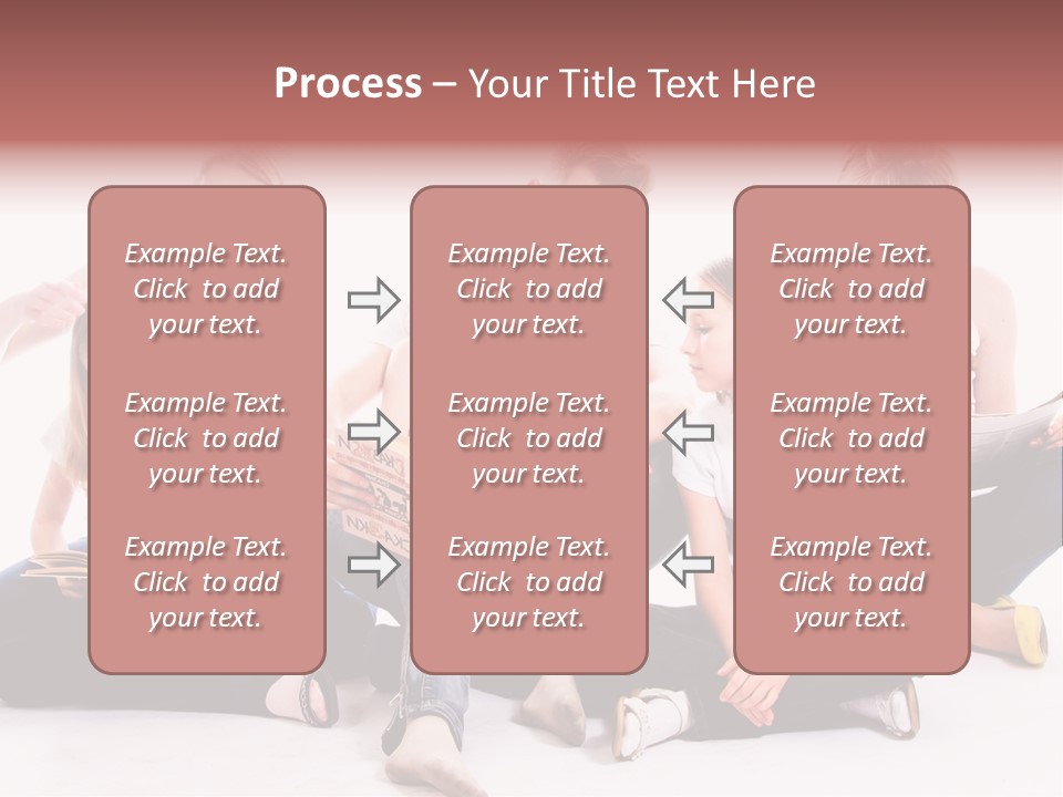 Woman Smiling  PowerPoint Template