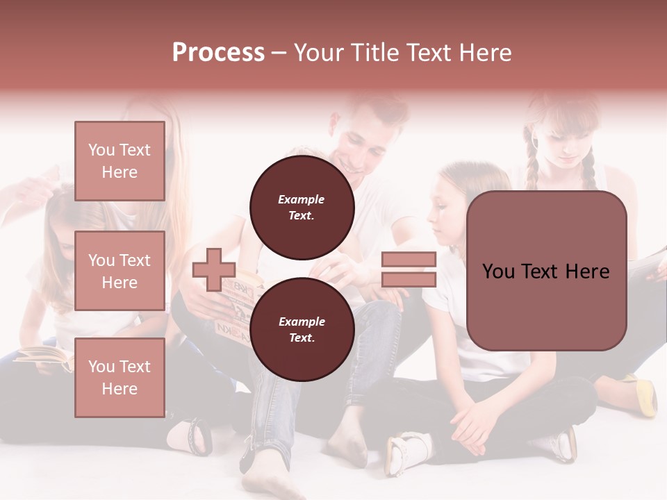Woman Smiling  PowerPoint Template
