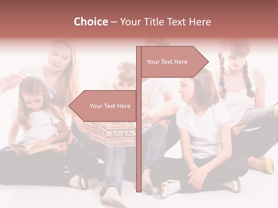 Woman Smiling  PowerPoint Template