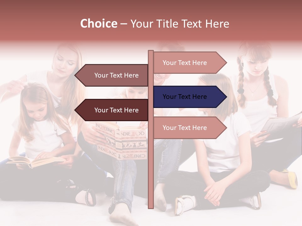 Woman Smiling  PowerPoint Template