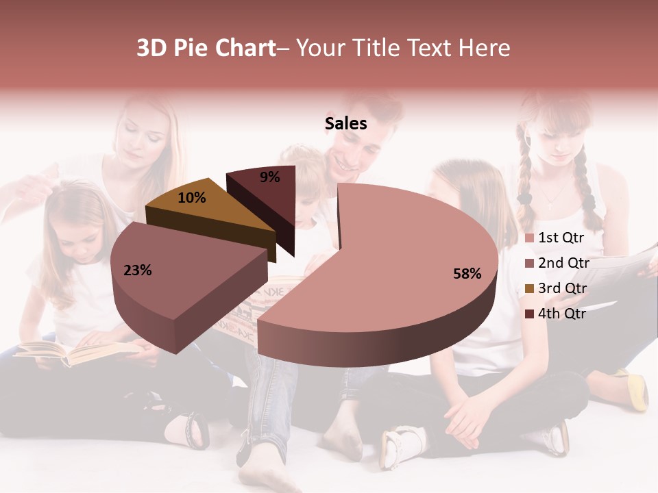 Woman Smiling  PowerPoint Template