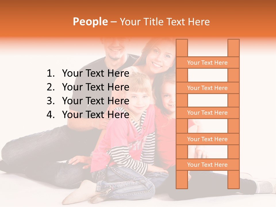 Cheerful Relationship Loving PowerPoint Template