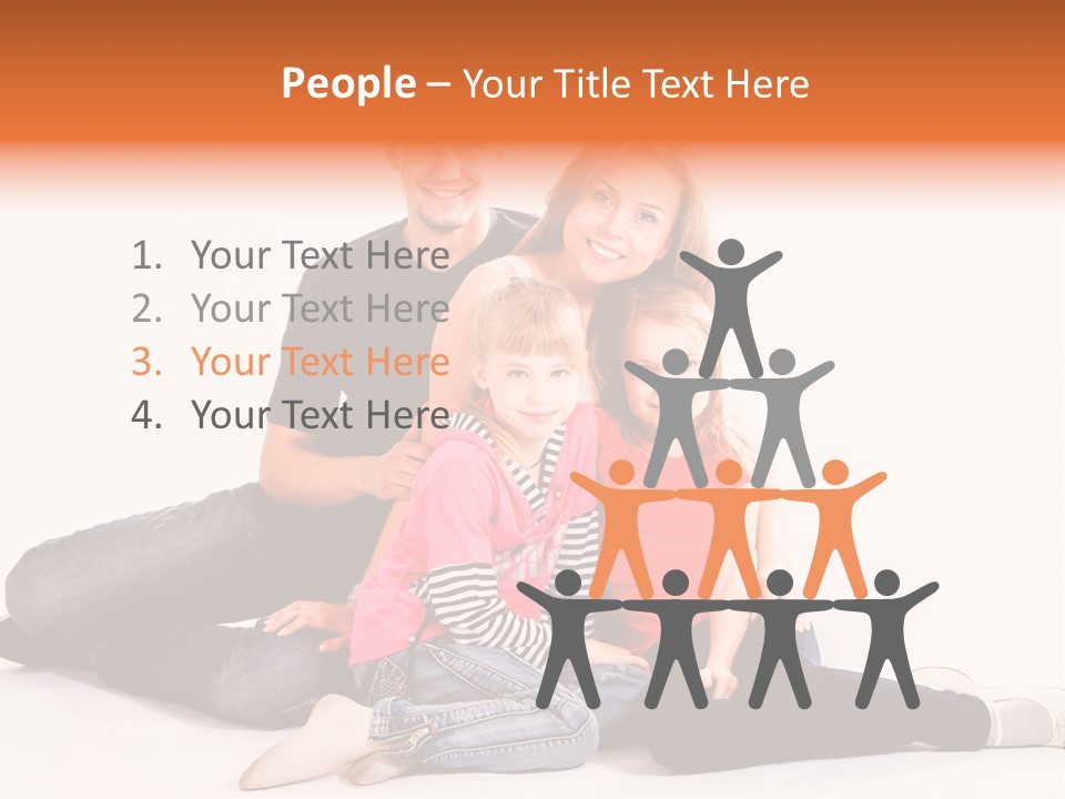 Cheerful Relationship Loving PowerPoint Template