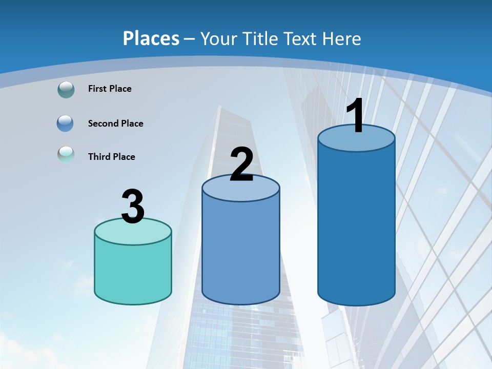 Street Looking Tower PowerPoint Template