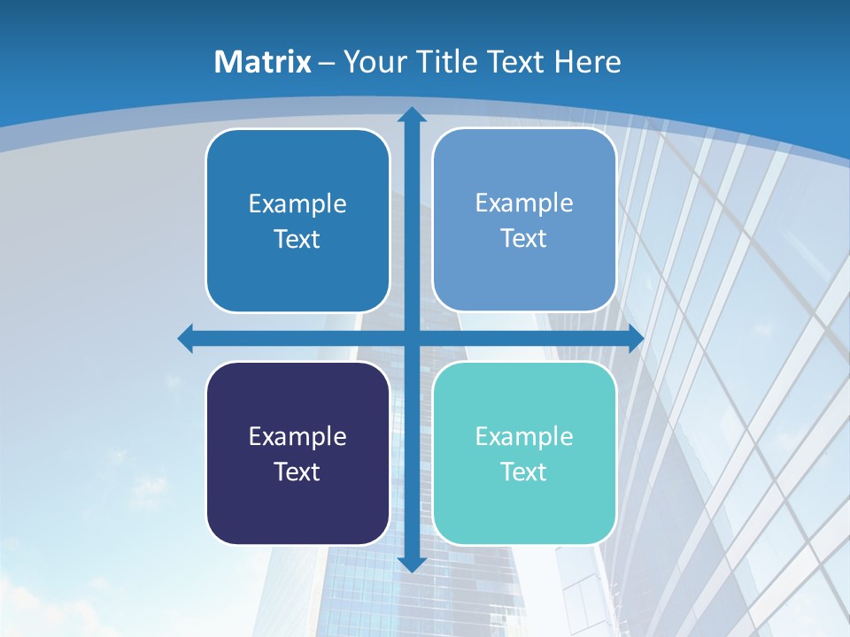 Street Looking Tower PowerPoint Template