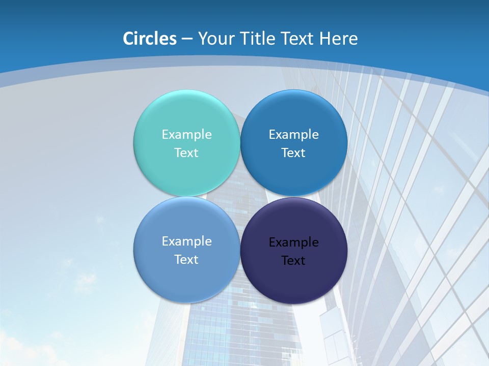 Street Looking Tower PowerPoint Template