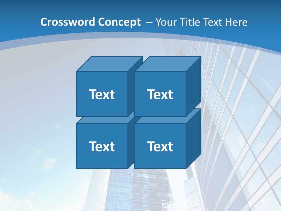 Street Looking Tower PowerPoint Template