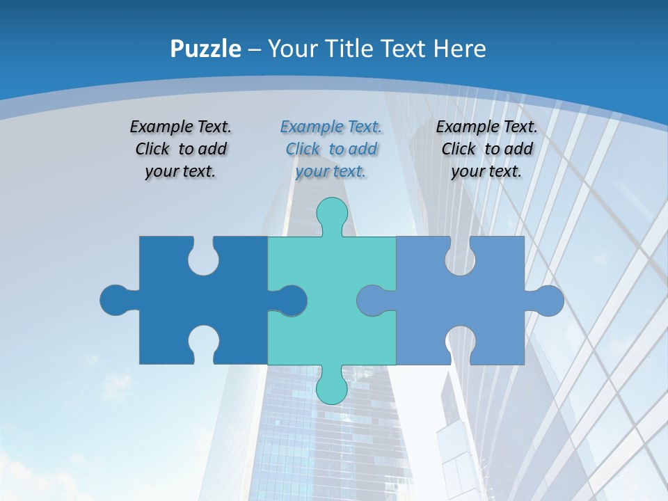 Street Looking Tower PowerPoint Template