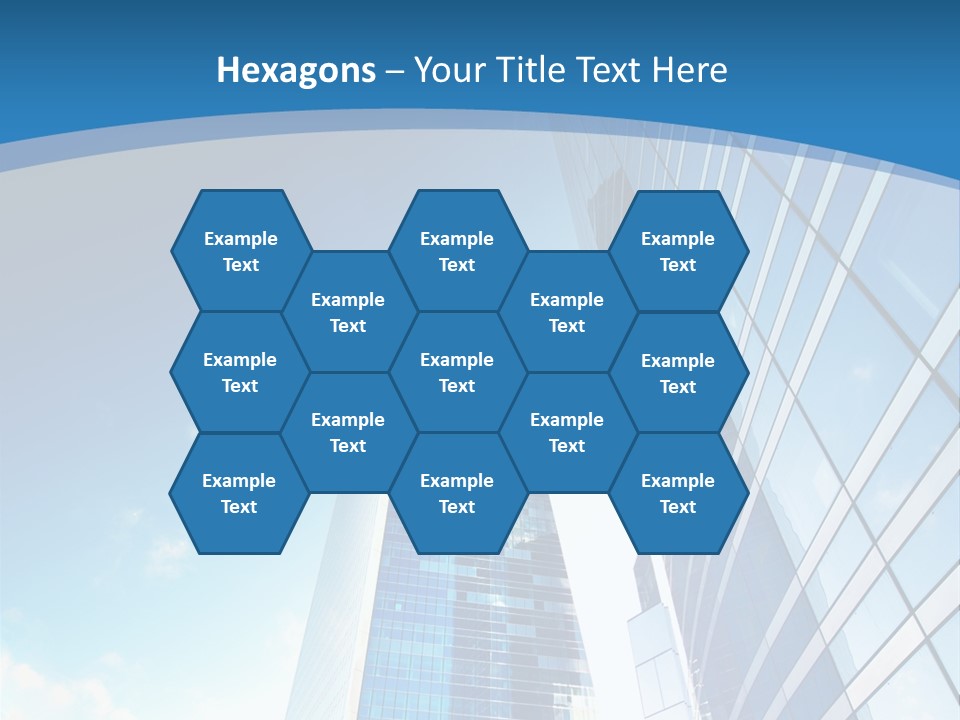 Street Looking Tower PowerPoint Template