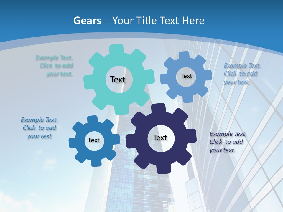 Street Looking Tower PowerPoint Template