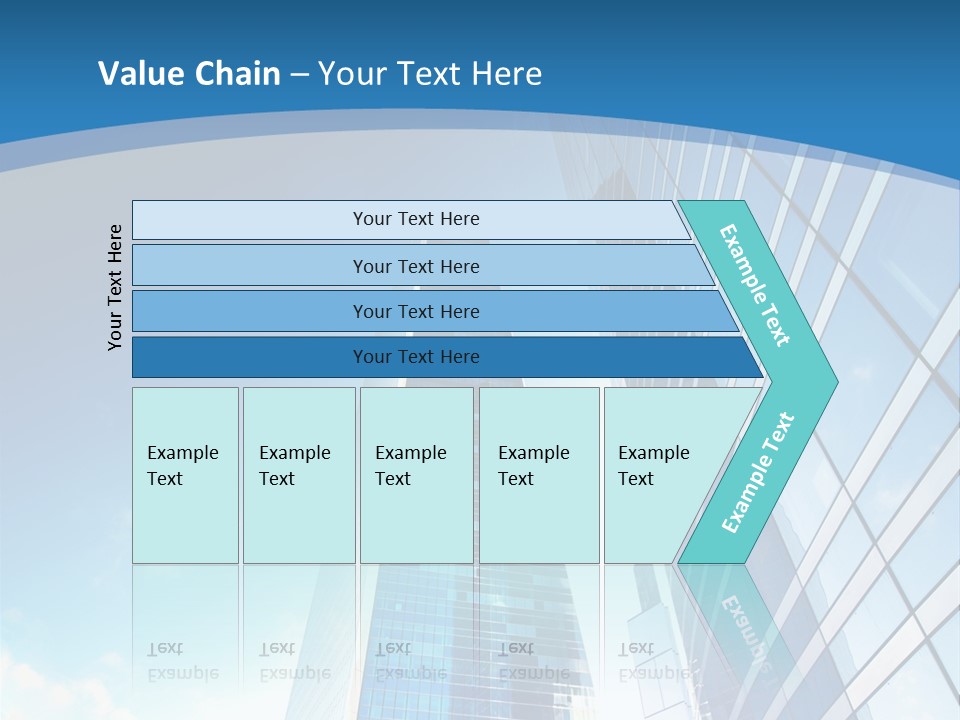 Street Looking Tower PowerPoint Template