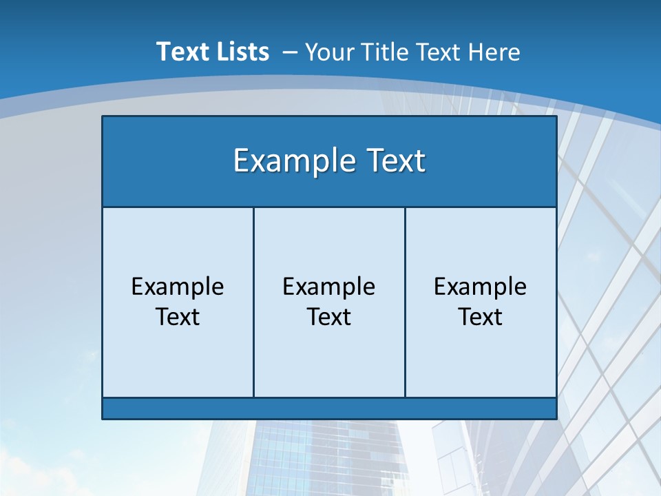 Street Looking Tower PowerPoint Template