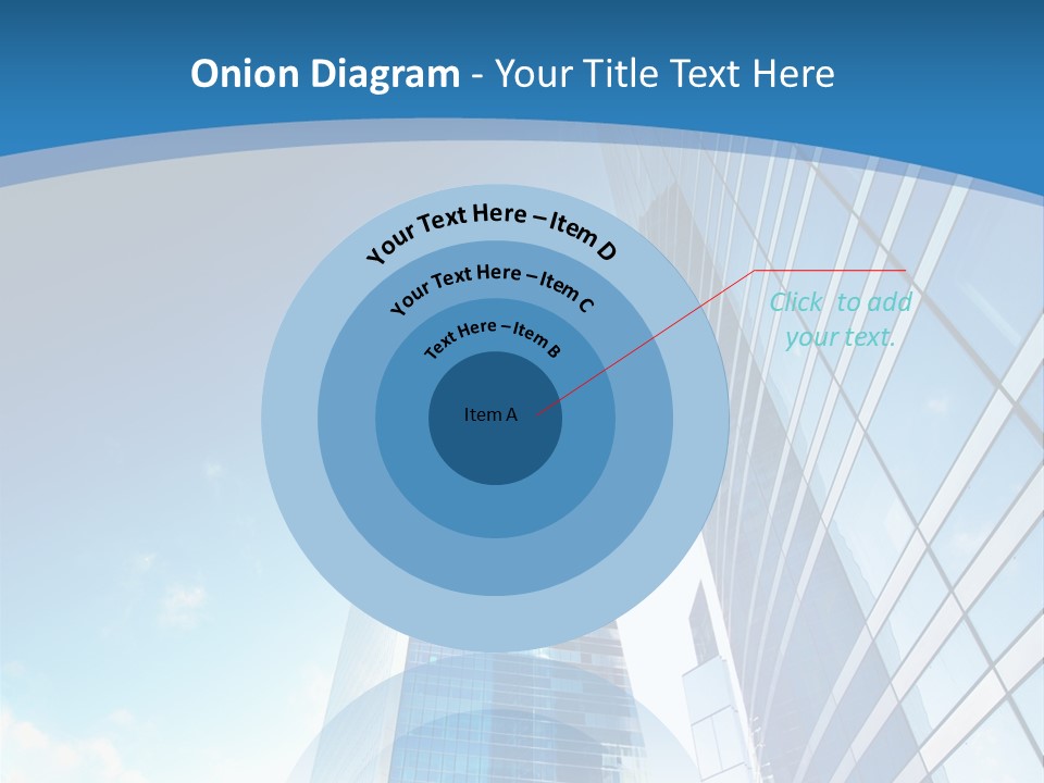 Street Looking Tower PowerPoint Template