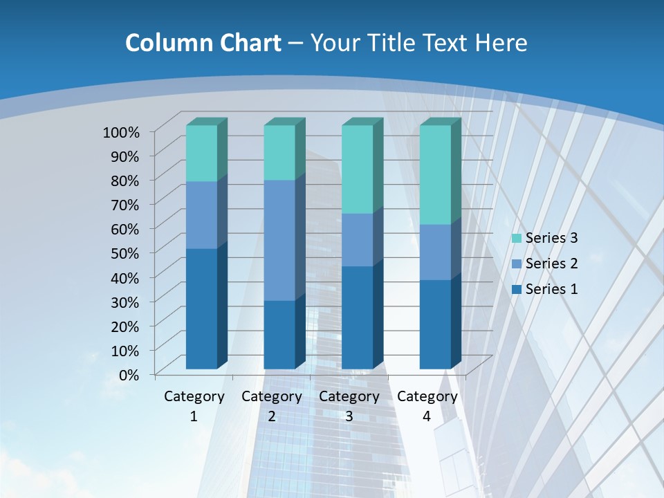 Street Looking Tower PowerPoint Template
