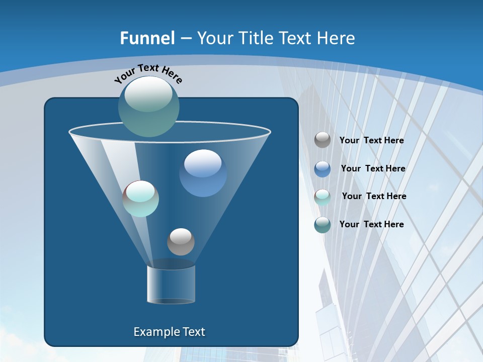 Street Looking Tower PowerPoint Template