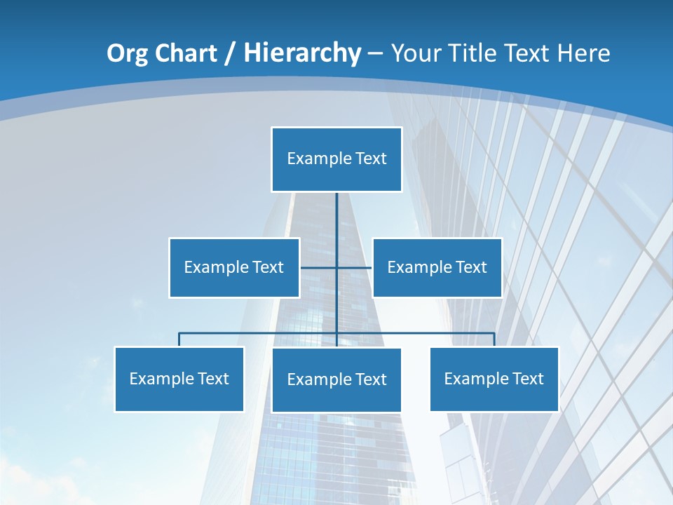Street Looking Tower PowerPoint Template
