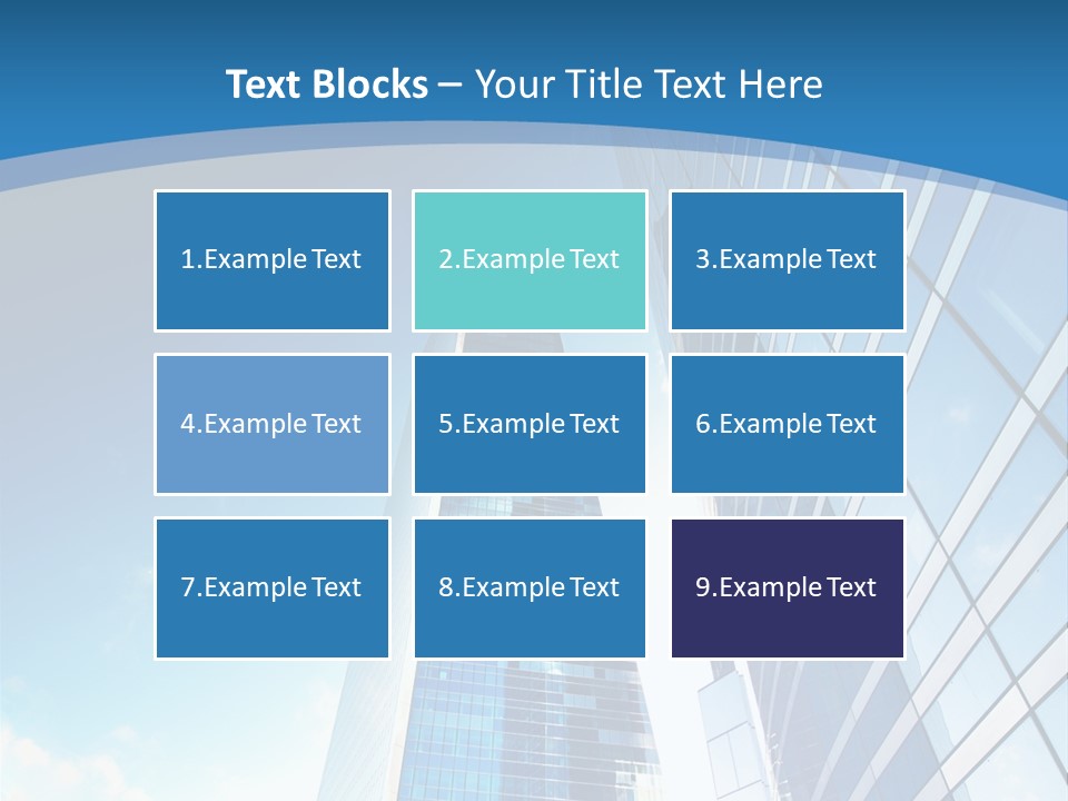 Street Looking Tower PowerPoint Template