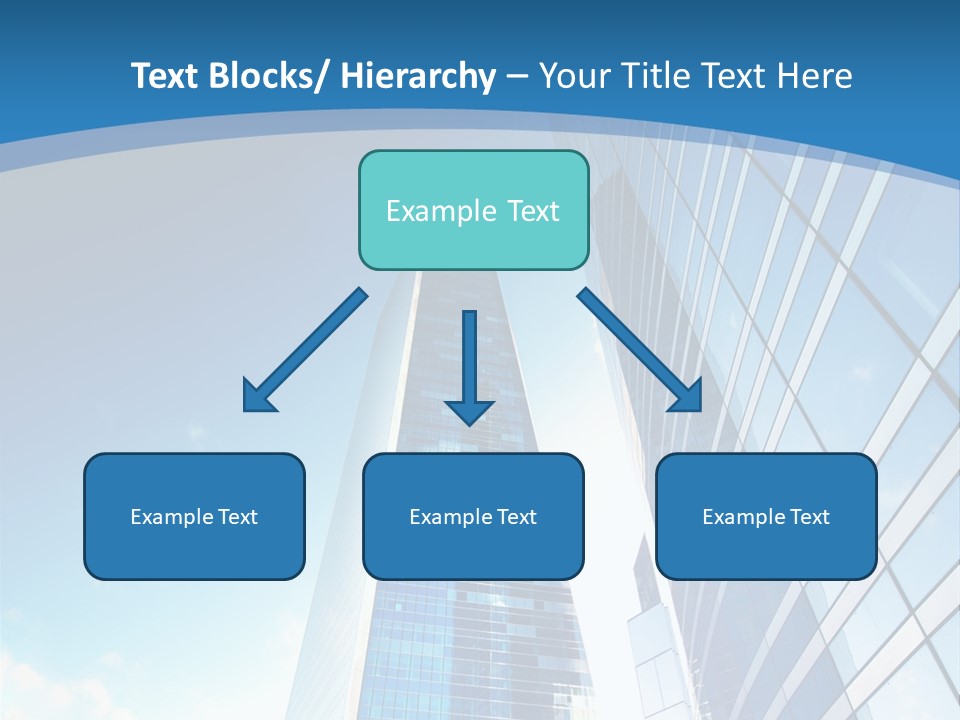 Street Looking Tower PowerPoint Template