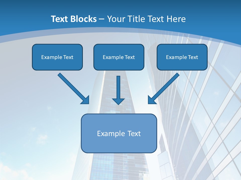 Street Looking Tower PowerPoint Template
