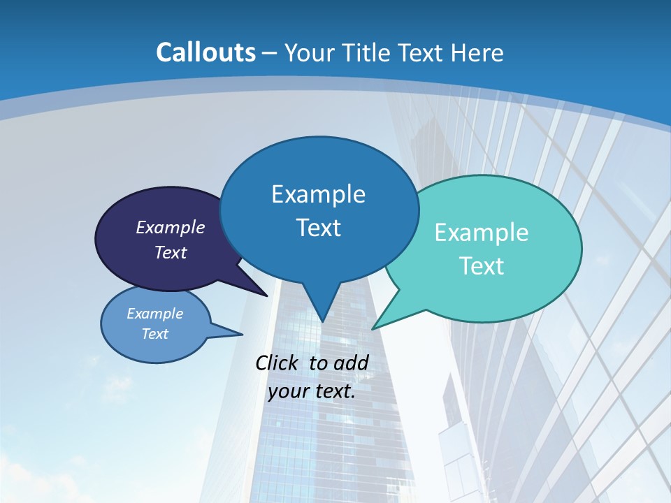 Street Looking Tower PowerPoint Template