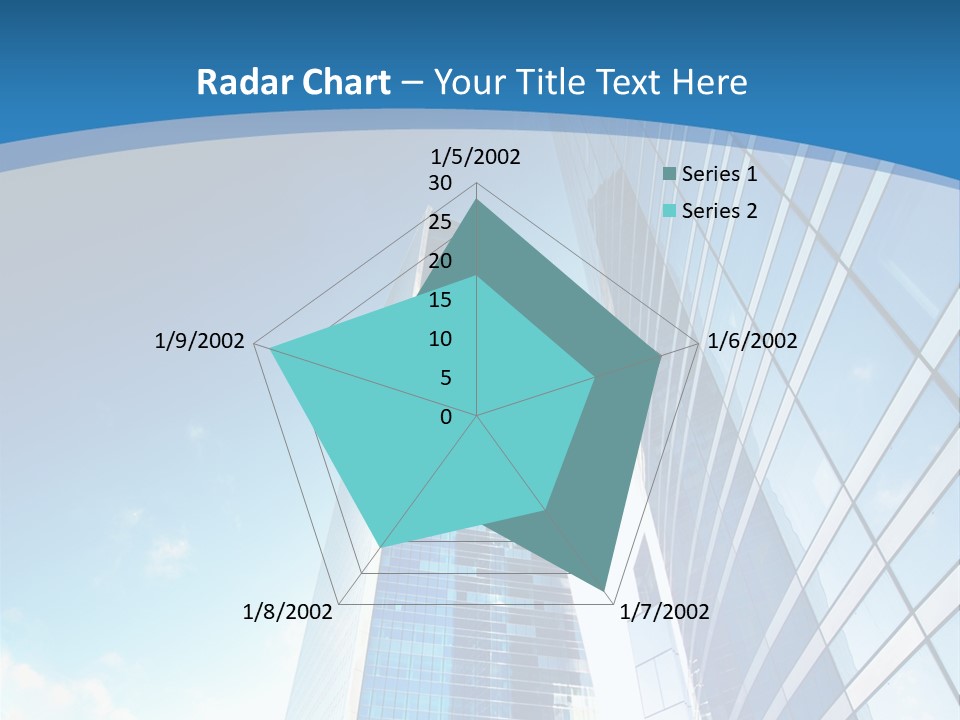 Street Looking Tower PowerPoint Template