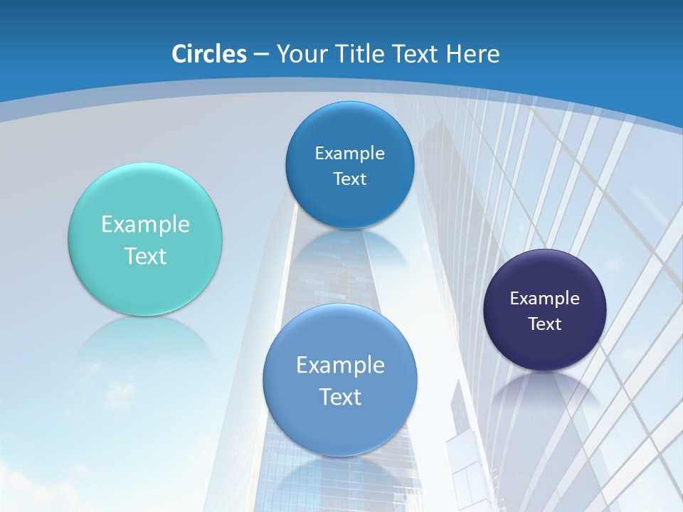 Street Looking Tower PowerPoint Template