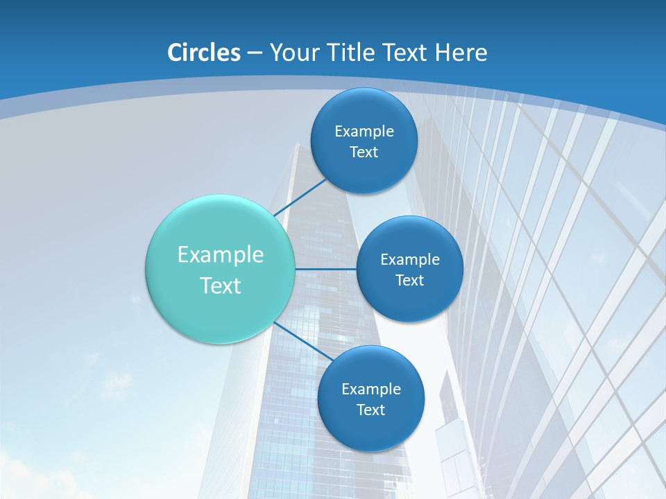 Street Looking Tower PowerPoint Template