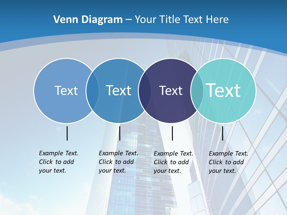 Street Looking Tower PowerPoint Template