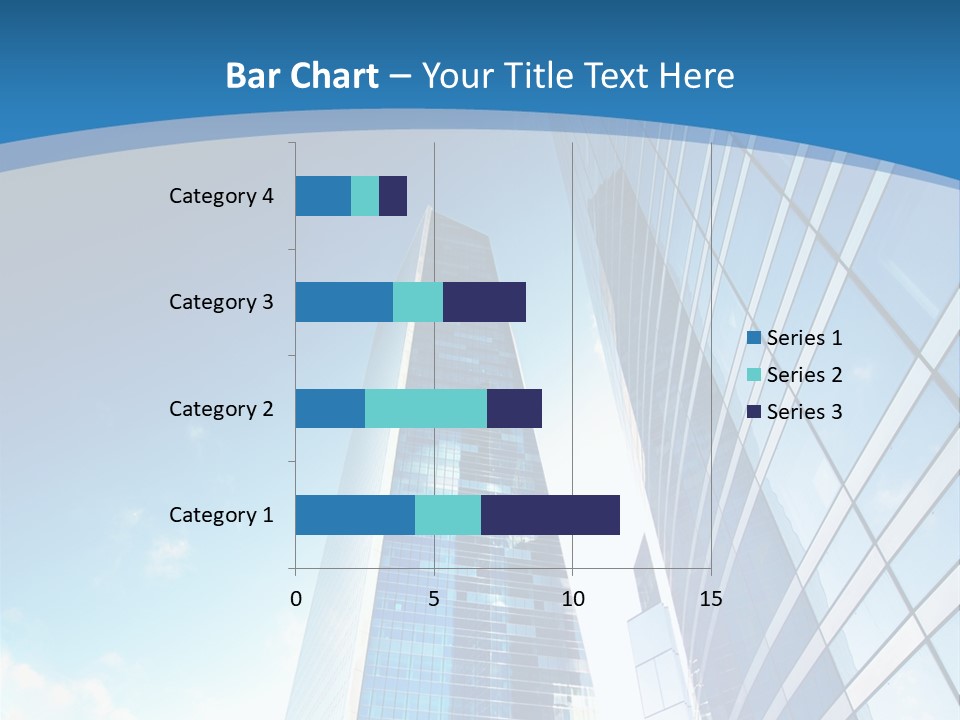 Street Looking Tower PowerPoint Template