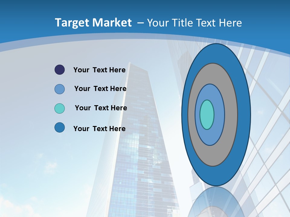 Street Looking Tower PowerPoint Template