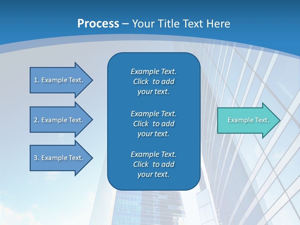 Street Looking Tower PowerPoint Template