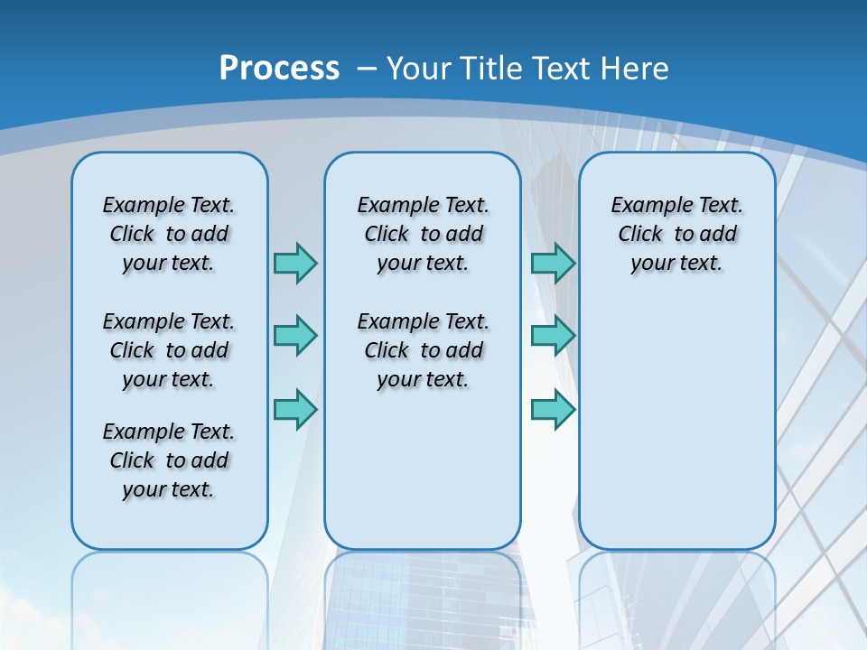 Street Looking Tower PowerPoint Template