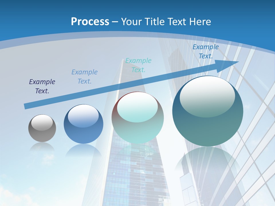 Street Looking Tower PowerPoint Template