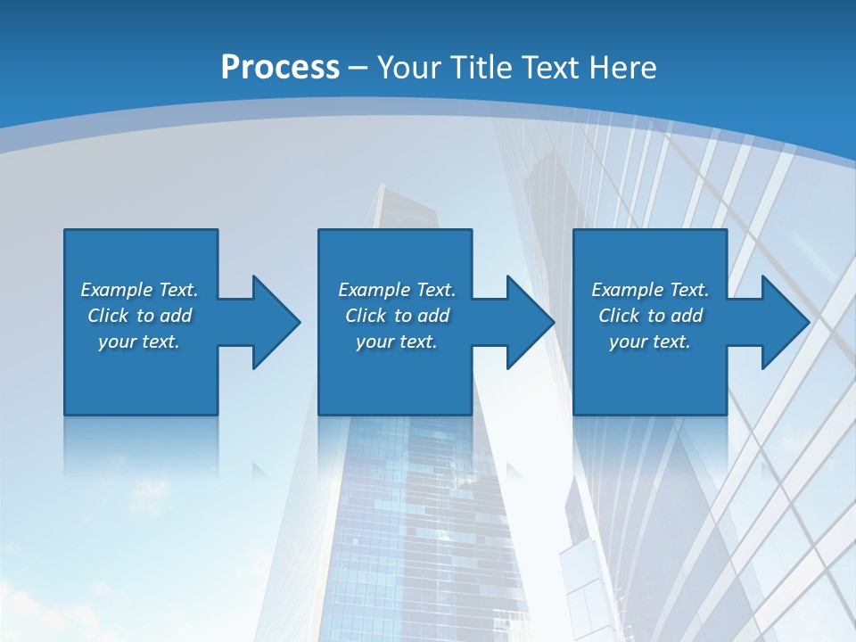 Street Looking Tower PowerPoint Template