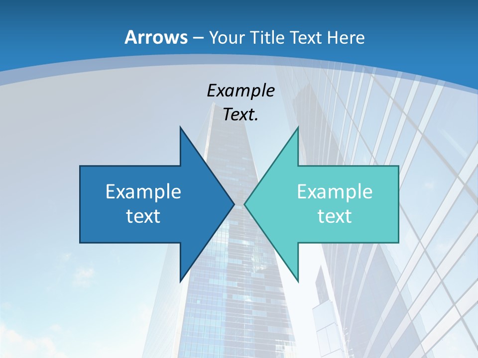 Street Looking Tower PowerPoint Template