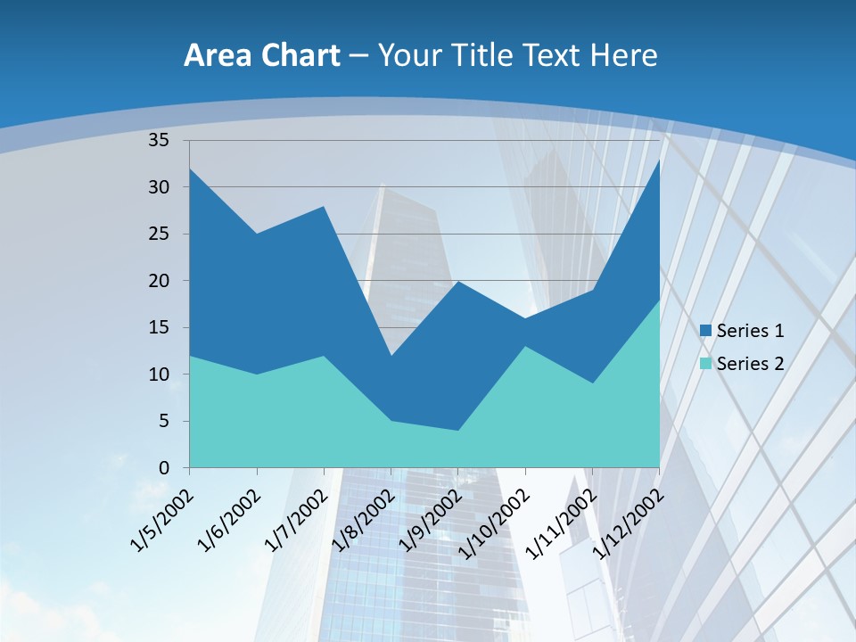 Street Looking Tower PowerPoint Template