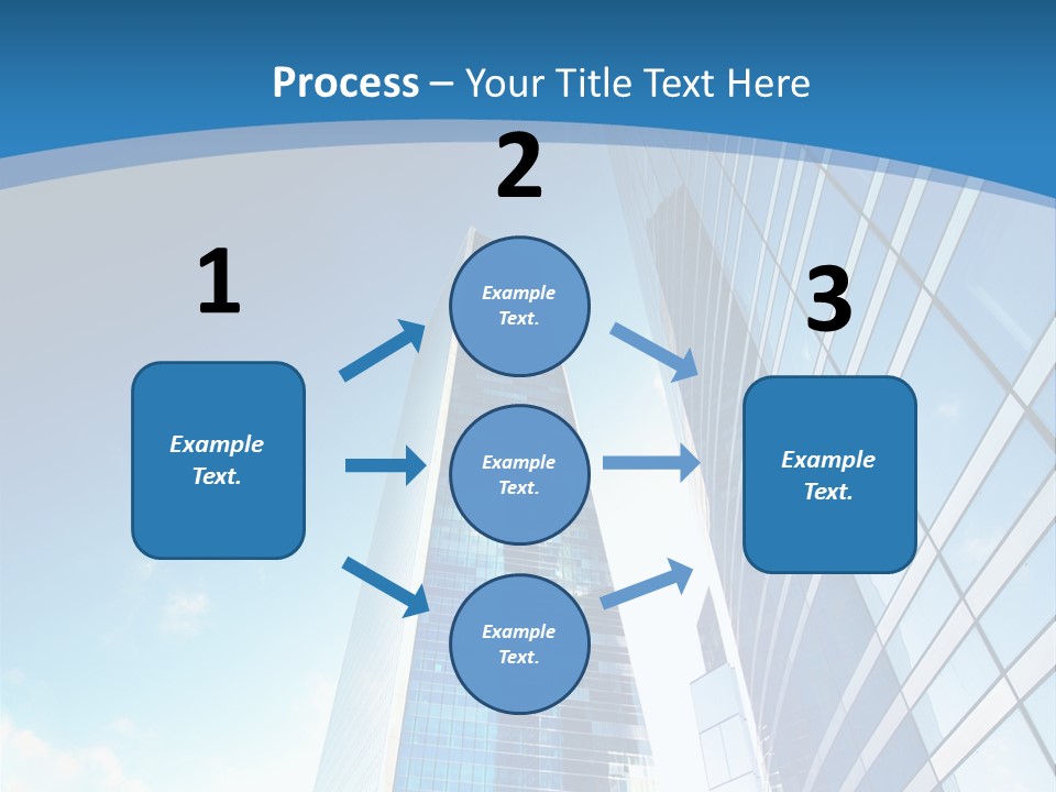 Street Looking Tower PowerPoint Template