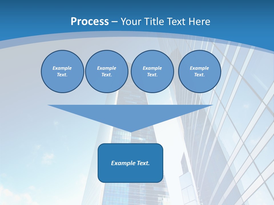Street Looking Tower PowerPoint Template