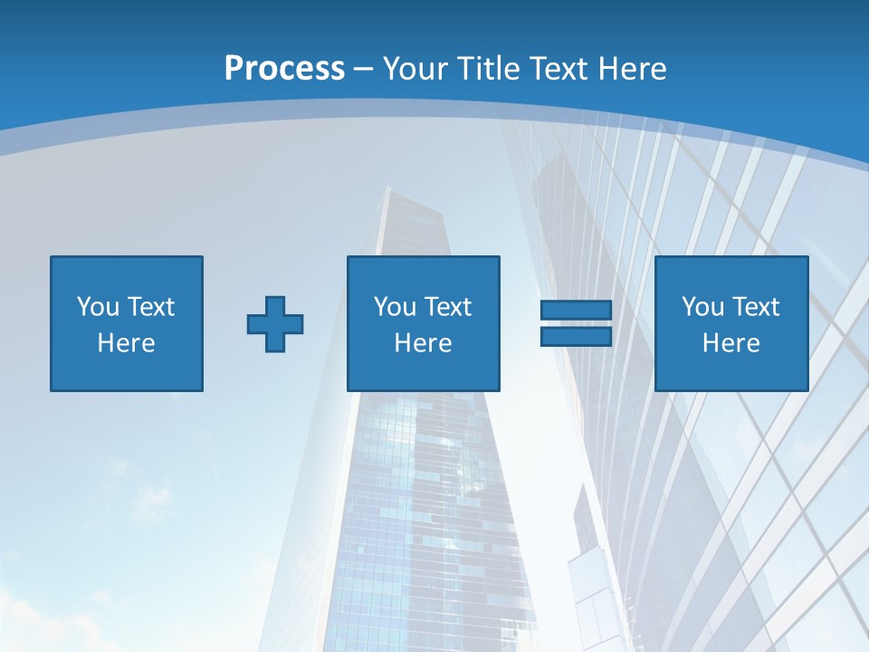 Street Looking Tower PowerPoint Template
