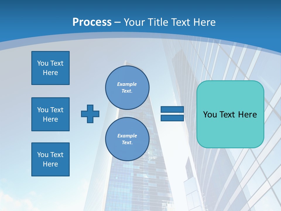 Street Looking Tower PowerPoint Template